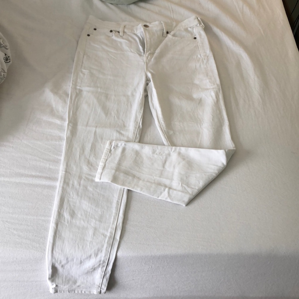 J. Crew Factory White Skinny jeans size 29